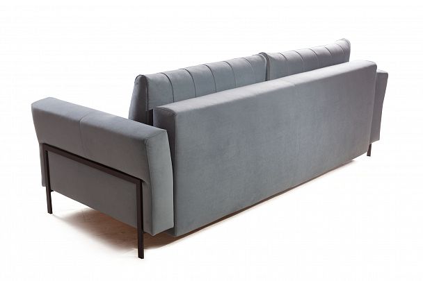 Fiji диван-кровать трехместный прямой, велюр - Вид 4