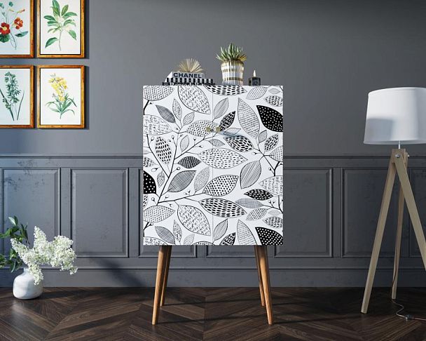 Комод на высоких ножках Berber 9 принт арт BB09/Print_09 - Вид 4