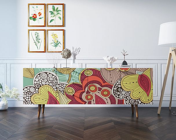 Комод "Berber" удлиненный 6 принт - Вид 5