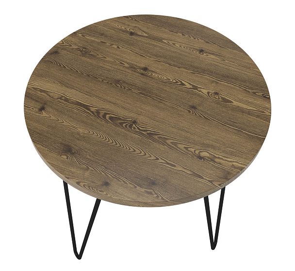 Столик журнальный Sheffilton SHT-CT79 светлый орех/черный муар - Вид 4