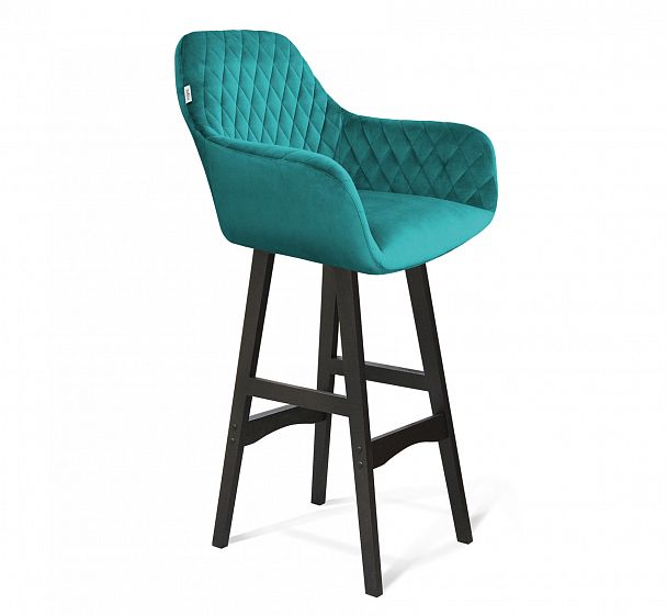 Стул барный Sheffilton SHT-ST38/S65 альпийский бирюзовый/венге - Вид 2