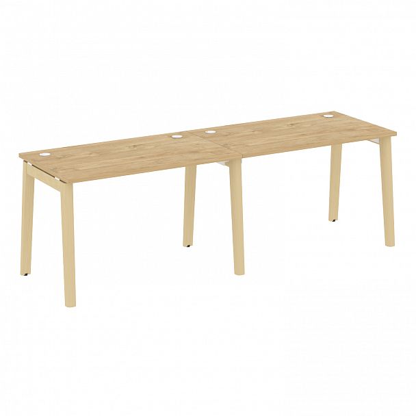 Рабочая станция "Onix wood" OW.RS-2.2.7 тиквуд светлый/дуб светлый - Вид 1