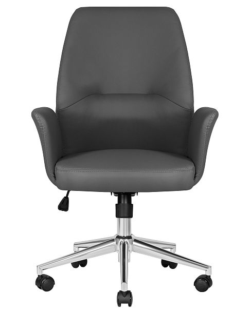 Офисное кресло для руководителей DOBRIN SAMUEL (серый) - Вид 6