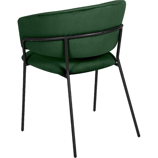 Стул кухонный Даксон зеленый велюр/черный - Вид 5