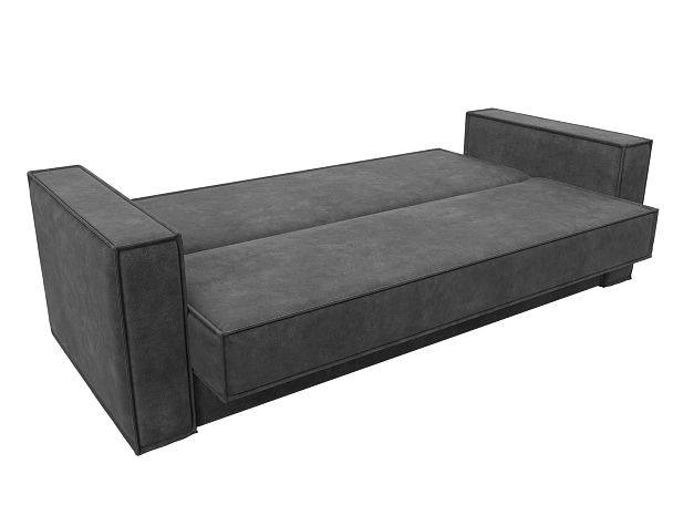 Диван-книжка Куба Велюр серый - Вид 7