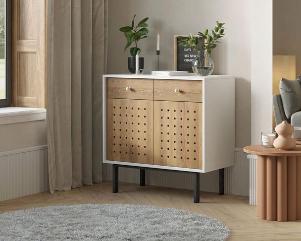 Комод с двумя ящиками и дверками KOTO арт KT12 - Вид 3