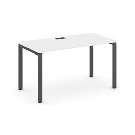 Стайл Проджект Стол письменный SN-6P.SP-003 Белый/Металл Антрацит 1380*600*750 - Фото предпросмотра