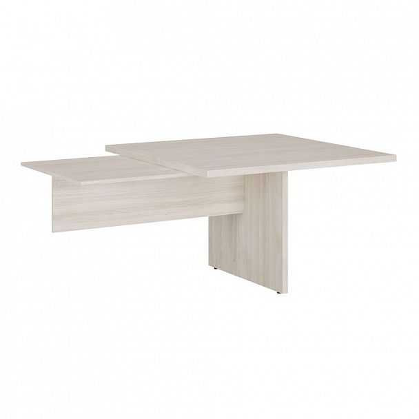 Секция-удлинитель стола для переговоров Zion 120x120x74 светлый дуб - Вид 1