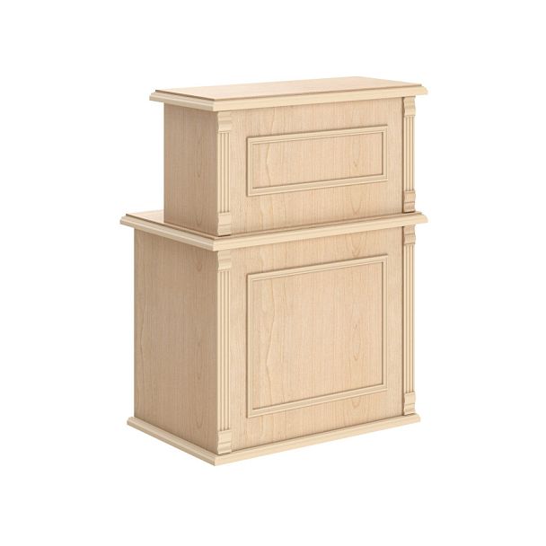 Стойка рецепция RMS 090 Бук Тиара 900х600х1200 RAUT - Вид 1