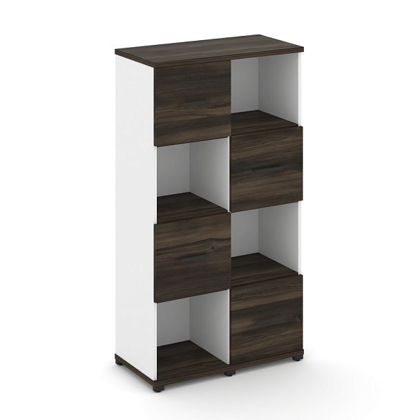 Concept Набор №421.U CN.STUN-421 W Дуб Мали/Белый Бриллиант/Металл Черный 836*420*1554 - Вид 1