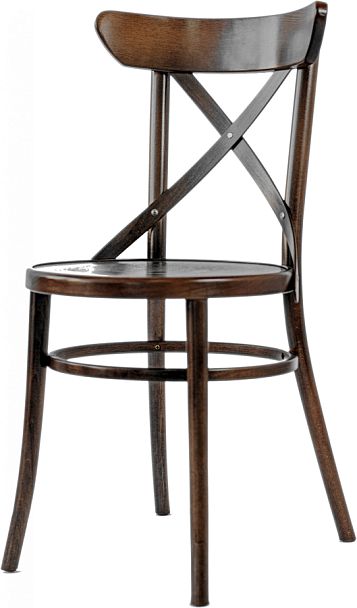 Комплект венских деревянных стульев Виен темный орех, 2 шт. - Вид 1