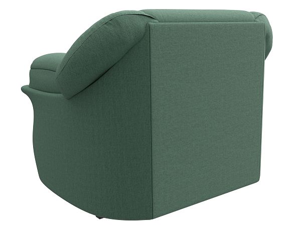 Кресло Карнелла Рогожка зеленый - Вид 6