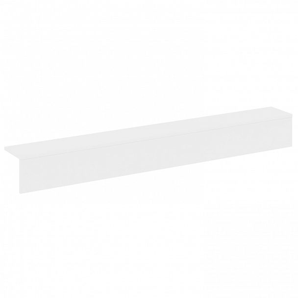 Накладка прямая низкая на 2 модуля "Onix" О.R-NP.N-158.2 белый - Вид 1