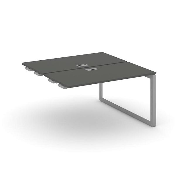 Style Project Next Стол-приставка к опор. элем. SN-59O.DPRS-022 Антрацит/Металл Серый/Серебро Заглушка 1180*1632*750 - Вид 1