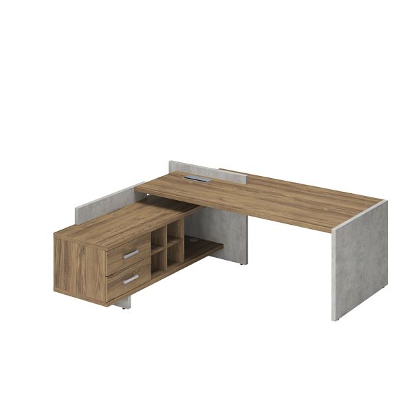 Стол левый 1800х1798х840 Wood&Stone - Вид 1