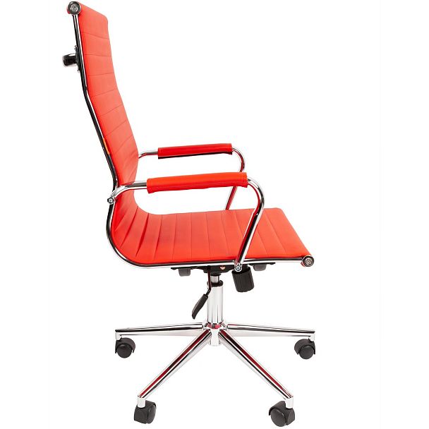 Кресло CHAIRMAN 755, экокожа, красный - Вид 4