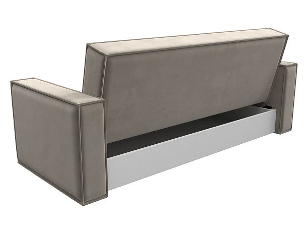 Диван-книжка Куба Микровельвет бежевый - Вид 6