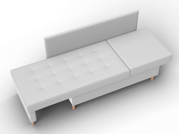 Кушетка Лига-098 Экокожа белый - Вид 8