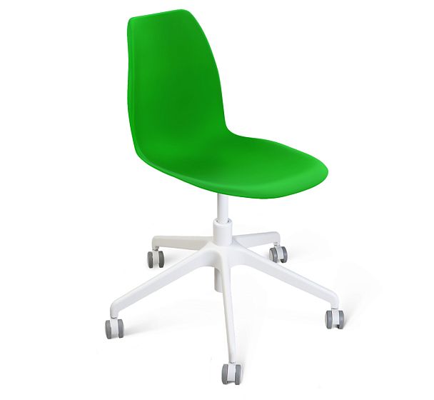 Стул подъемно-поворотный Sheffilton SHT-ST29/S154 зеленый/белый - Вид 2