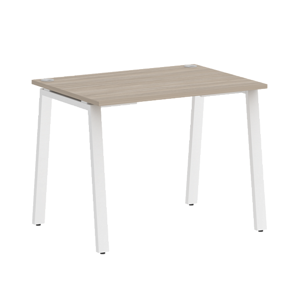Home Office Стол письменный VR.SP-3-98.A Дуб аттик/Белый металл 980*720*750 - Вид 1