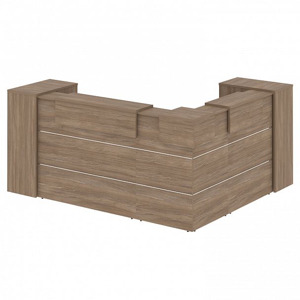 Ресепшн Г-образный "Onix" O.R-K-29 дуб аризона - Вид 2