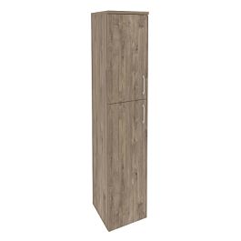 Onix Шкаф высокий узкий левый O.SU-1.8 (L) Тиквуд темный 400*420*1977 - Фото предпросмотра