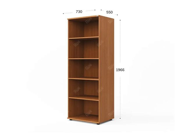 UNITY РШ-02Г ВИШНЯ Стеллаж открытый Прямой 730х550х1966 - Вид 1