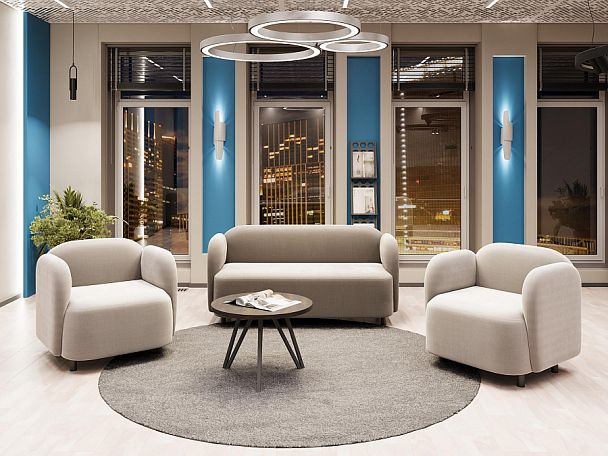 Mons Кресло MNS-01 Teddy 947/Металл Черный 800*700*740 - Вид 3