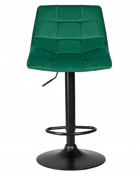 Стул барный DOBRIN TAILOR BLACK (зеленый велюр (MJ9-88)) - Вид 6