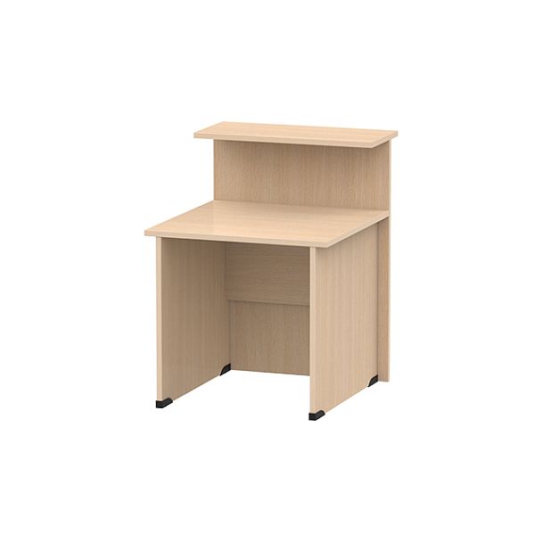 Стойка ресепшн прямая СР-40/80 дуб молочный - Вид 2