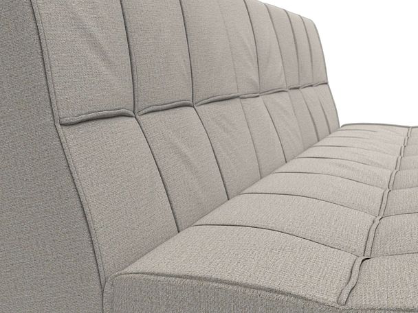 Диван прямой Винсент Рогожка бежевый - Вид 4