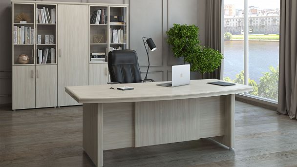 Топ 4 створки Boston 164,2x43,7x4 светлый дуб - Вид 4