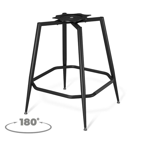 Стул барный Sheffilton SHT-ST19-SF2/S1480 туманная дымка/черный муар - Вид 5