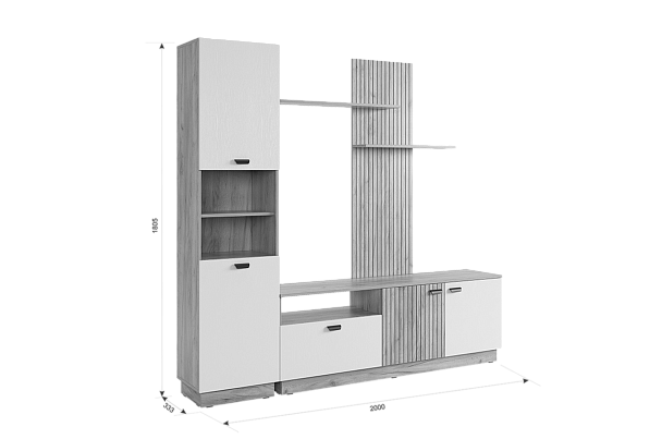 Гостиная "Моди К1" MGM-K1МОДИ.2563 - Вид 3