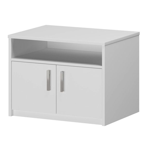 Тумба под оргтехнику АТ-10 Белый 800x600x600 Арго - Вид 1