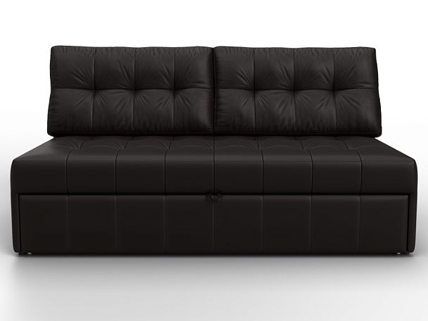 Диван прямой Лига-107 (160) Экокожа коричневый - Вид 2