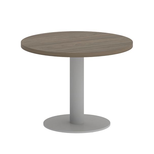 Home Office Стол журнальный круглый VR.SP-5-60.1G Вяз/Серый металл 600*600*450 - Вид 1