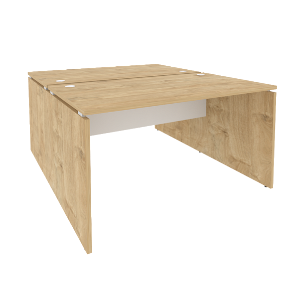 Onix Рабочая станция O.D.RS-2.3.8 Тиквуд светлый/Белый бриллиант 1380*1635*750 - Вид 1