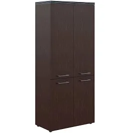 TORR THC 85.3 Шкаф с глухими средними и малыми дверьми Torr кабинет руководителя  венге магия - Фото предпросмотра