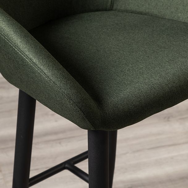 Кресло Бар.Kent тёмно-зеленый/черный - Вид 14