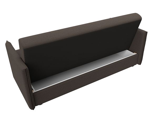 Диван-книжка Лига-018 Рогожка коричневый - Вид 7