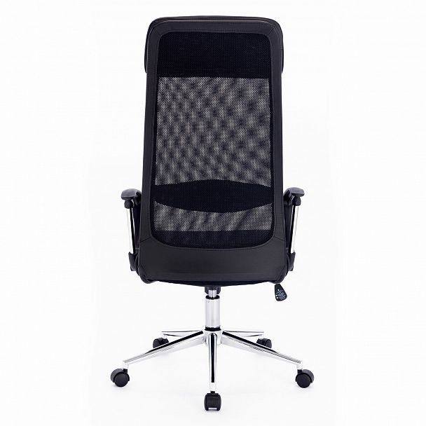 Кресло офисное BRABIX "Flight R EX-541", хром, ткань TW, сетка, черное, 532517 - Вид 5