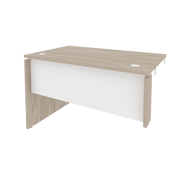 Onix Стол-приставка левый к опорным элементам O.SPR-2.7 (L) Дуб аттик/Белый бриллиант 1180*720*750 - Вид 1