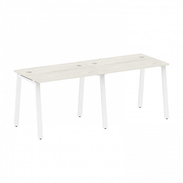 Рабочая станция "Metal System" БА.СМ-2.1 дуб наварра/белый - Вид 1