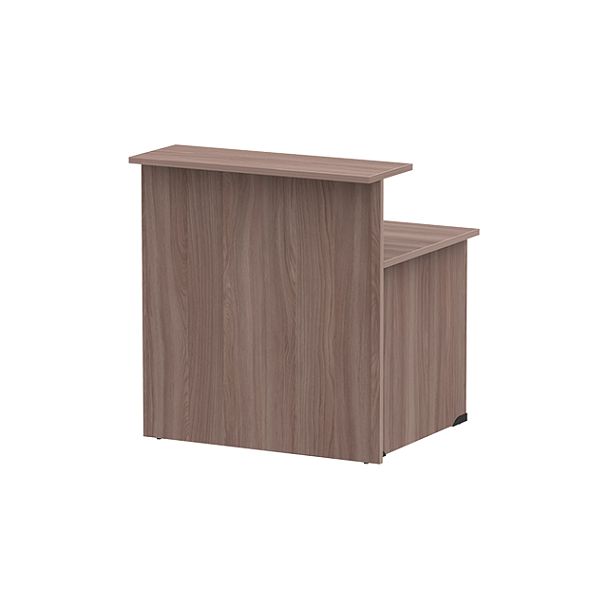 Стойка ресепшн прямая СР-100/80 ясень шимо темный - Вид 1