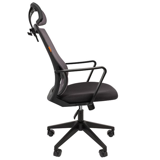 Кресло CHAIRMAN 545, ткань/сетка, серый - Вид 4