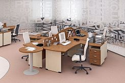 Обновленная серия офисной мебели Berlin персонал