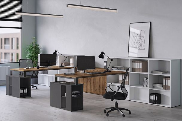 Стол линза Tess 180x80x75 дуб шамони светлый - Вид 5