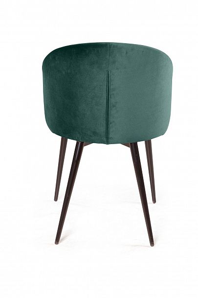 Стул Mont Blanc, бархат изумрудный 87 / черный конус - Вид 6