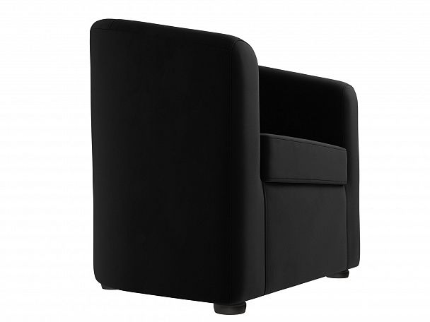 Кресло Норден (полностью микровельвет черный) - Вид 3